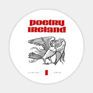 Poetry Ireland / Vintage 60s Aesthetic Magnet